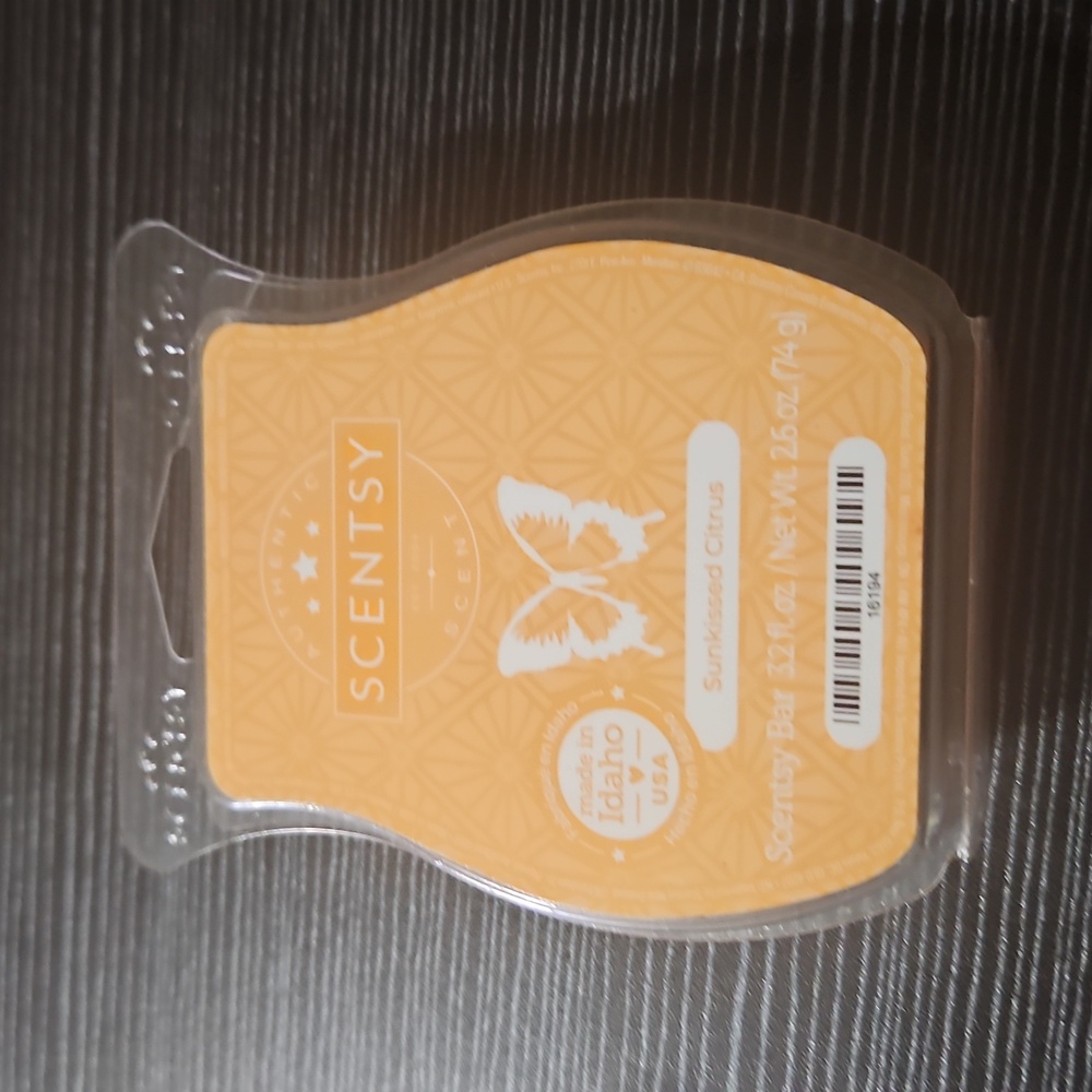 Sunkissed citrus scentsy wax bar